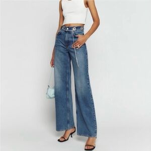 Reformation Cary High Rise Slouchy Wide Leg Jean